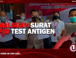 [Video] Polisi Ringkus Pelaku Pemalsu Surat Rapid Tes Antigen