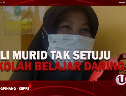 [Video] Wali Murid Tak Setuju Siswa Belajar Daring
