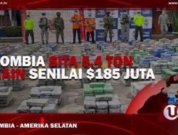 [Video] Kolombia Sita 5,4 Ton Kokain Senilai $185 Juta