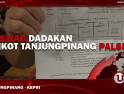 [Video] Tes Swab Dadakan Pemkot Tanjungpinang Palsu ?