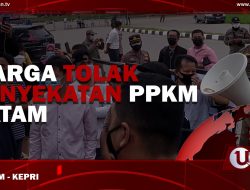 [Video] Warga Tolak Penyekatan PPKM Batam