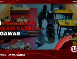 [Video] Detik-Detik Pencuri Warung Makan Terekam CCTV