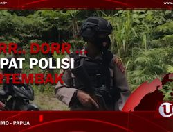 |Video| Dorr.. Dorr … Empat Polisi Tertembak