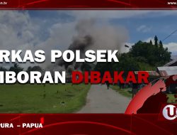 [Video] Markas Polsek Nimboran Dibakar