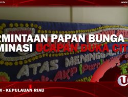 [Video] Permintaan Papan Bunga Didominasi Ucapan Duka Cita