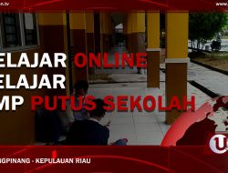[Video] Belajar Online, Pelajar SMP Putus Sekolah