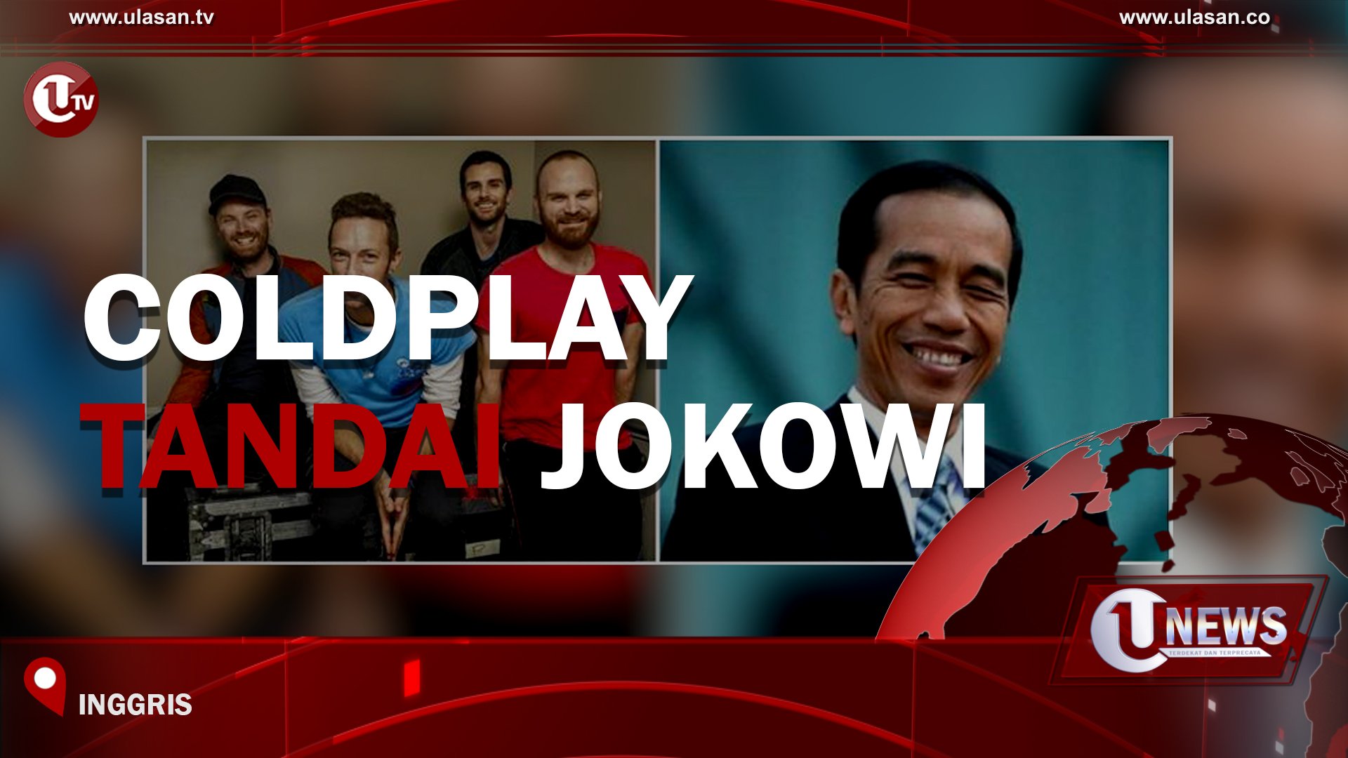 [Video] Coldplay Tandai Jokowi