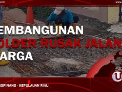 [Video] Pembangunan Polder Rusak Jalan Warga