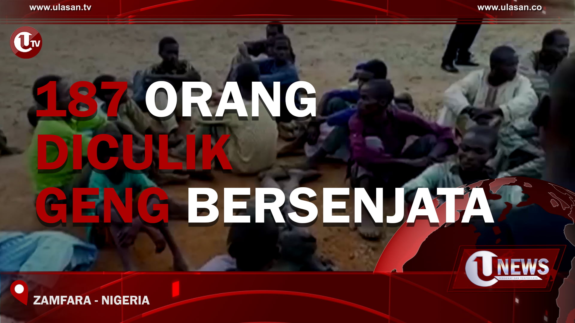 [Video] 187 Orang Diculik Geng Bersenjata