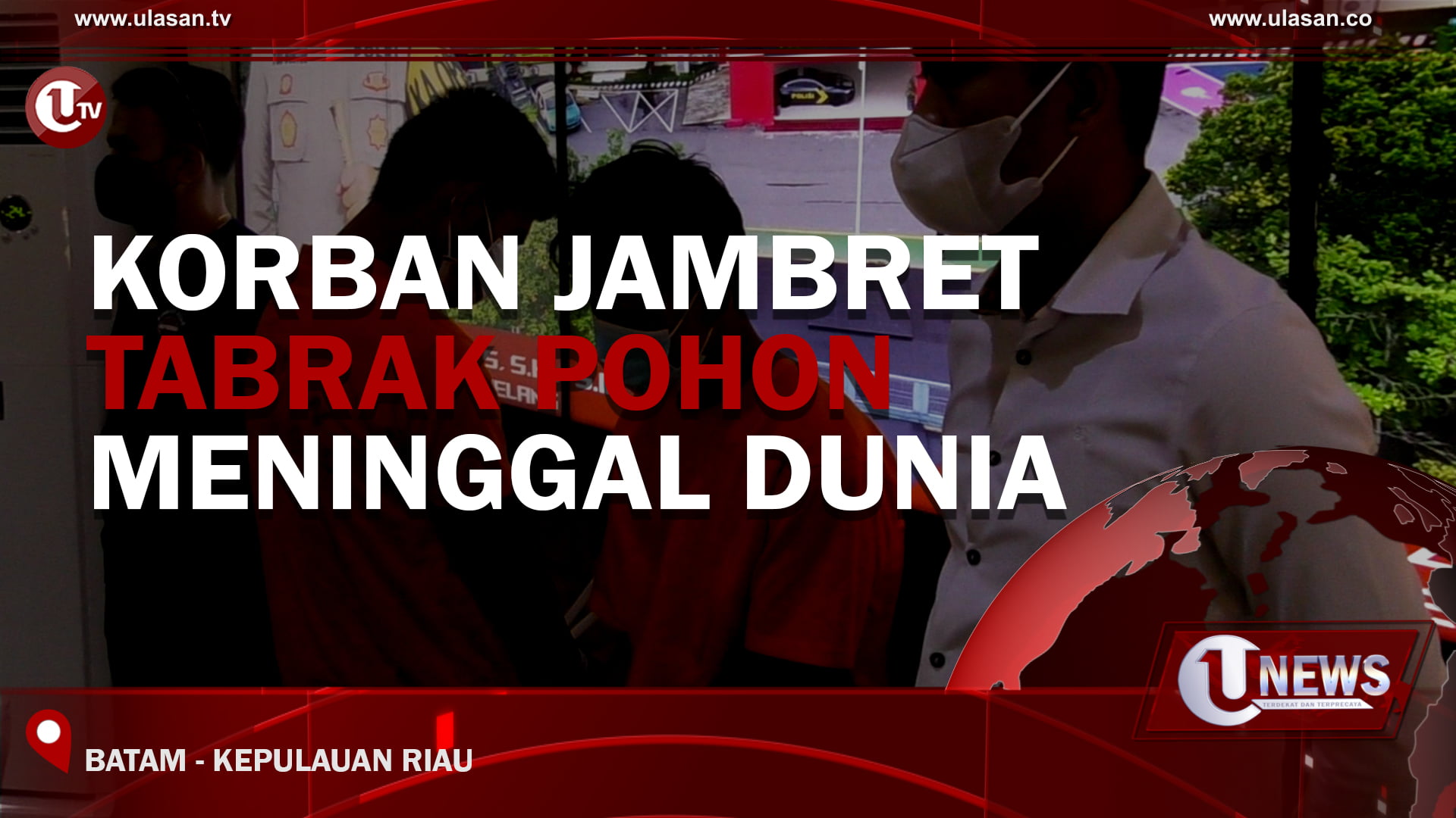 [Video] Korban Jambret Tabrak Pohon Meninggal Dunia