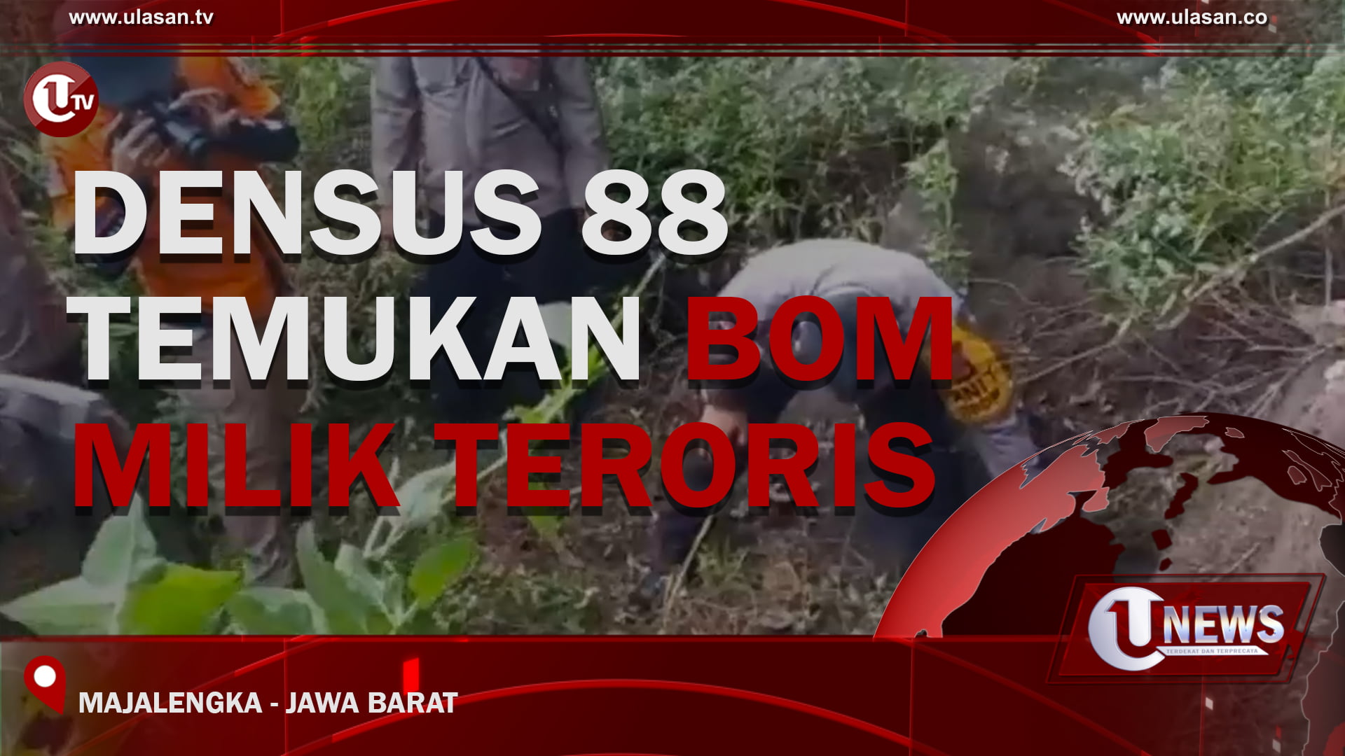 [Video] Densus 88 Temukan Bom Milik Teroris