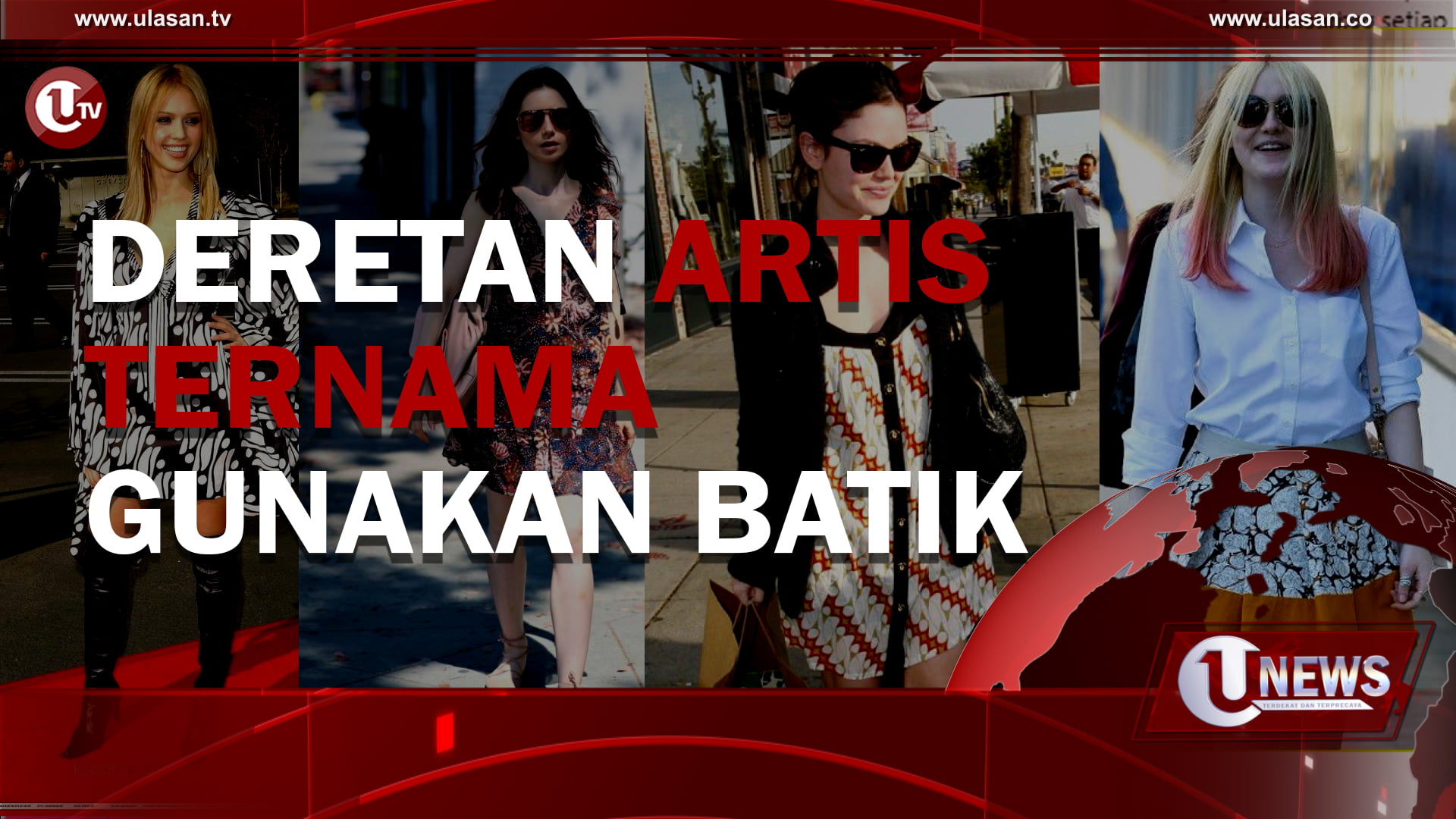 [Video] Deretan Artis Ternama Gunakan Batik