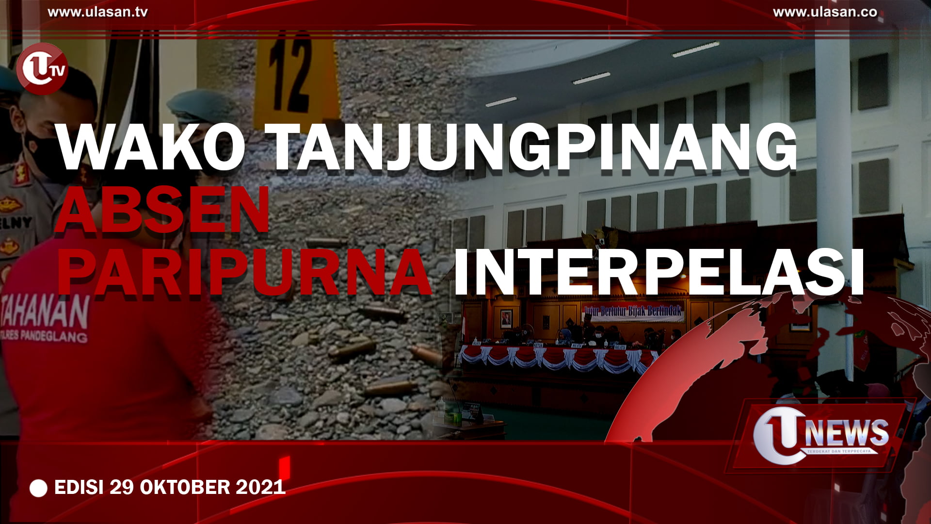 [U-NEWS] Wako Tanjungpinang Absen Paripurna Interpelasi | U-NEWS EDISI 29 OKTOBER 2021