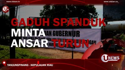[Video] Gaduh Spanduk Minta Ansar Turun