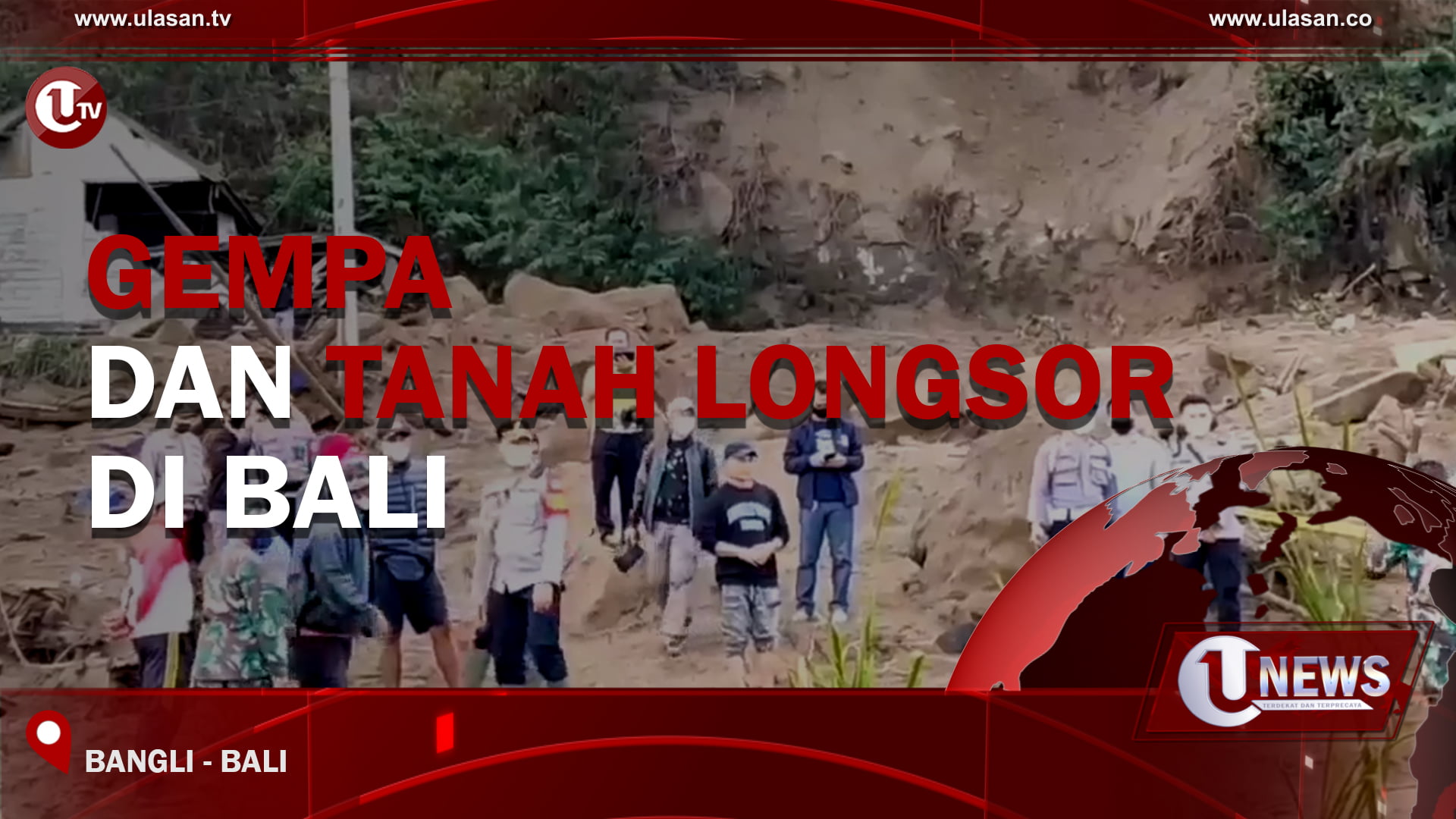 [Video] Gempa Dan Tanah Longsor Di Bali