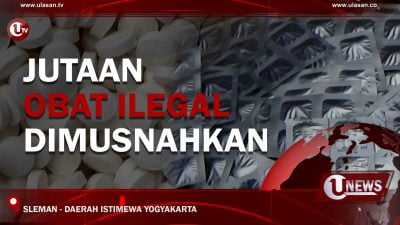 [Video] Jutaan Obat Ilegal Dimusnahkan