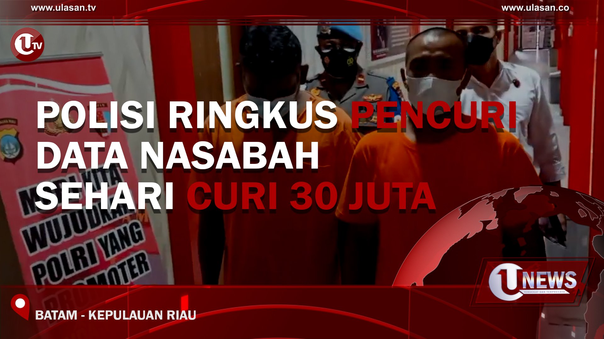 [Video] Polisi Ringkus Pencuri Data Nasabah - Sehari Curi 30 Juta