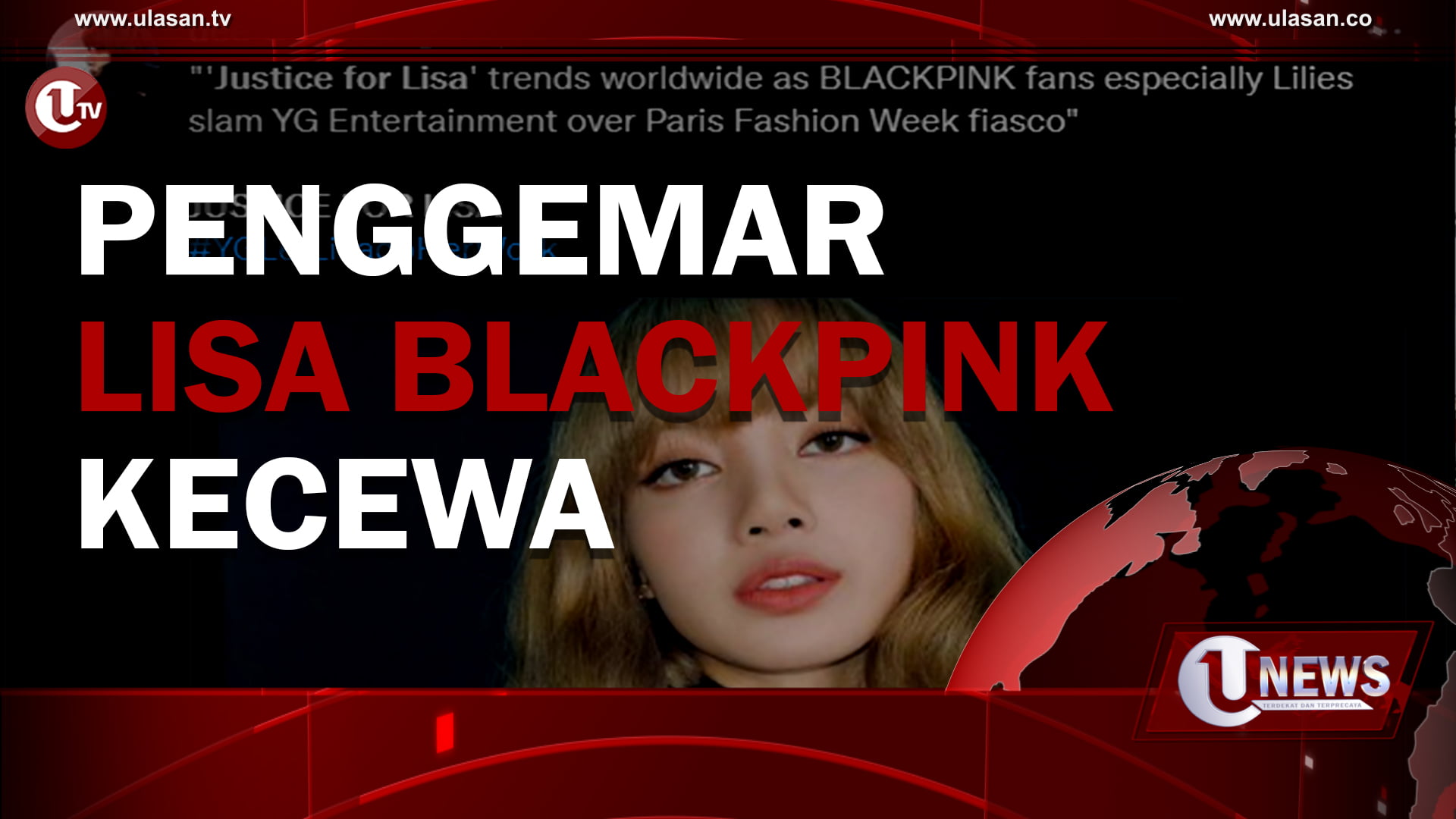 [Video] Penggemar Lisa Blackpink Kecewa