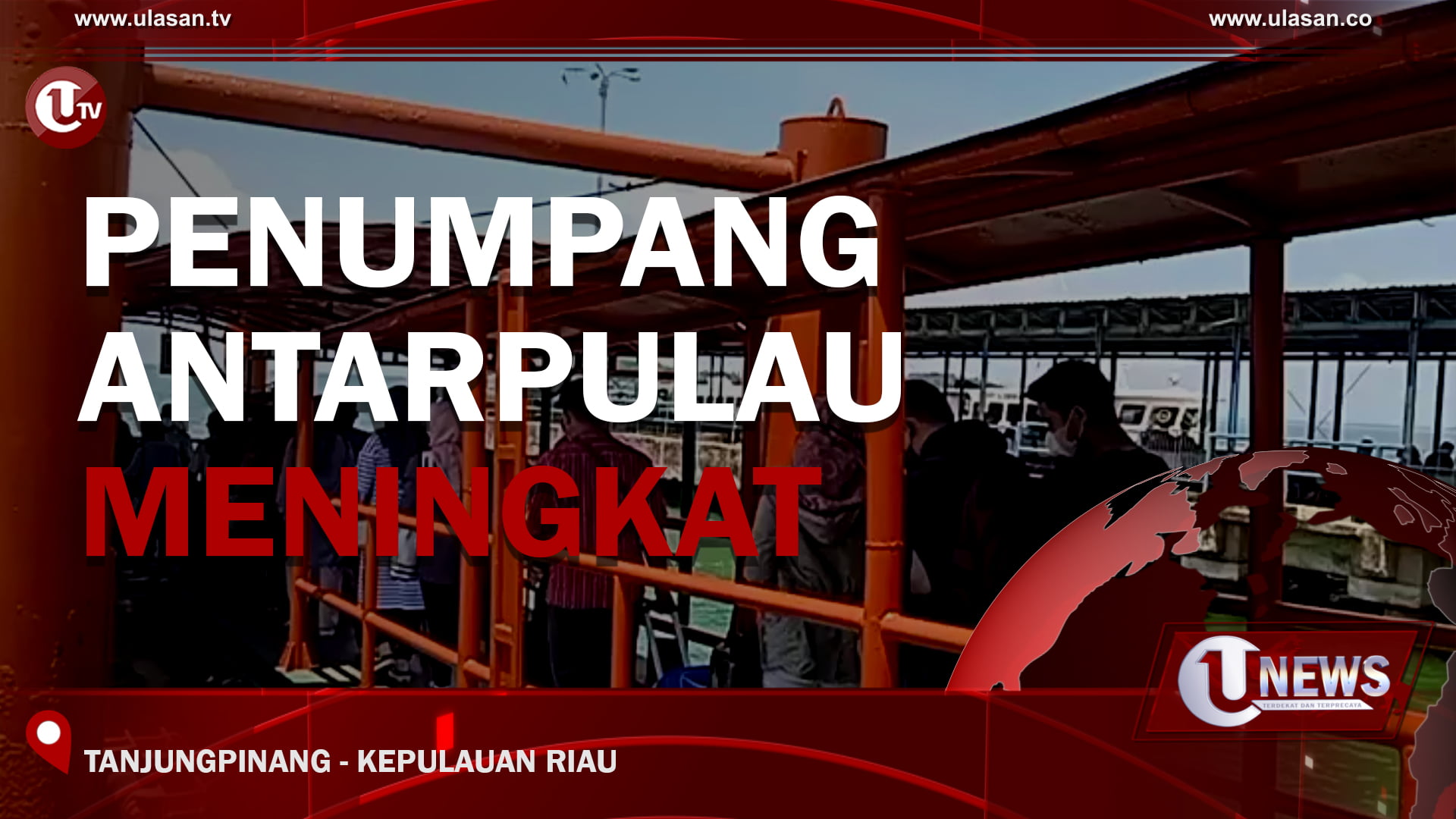 [Video] Penumpang Antarpulau Meningkat