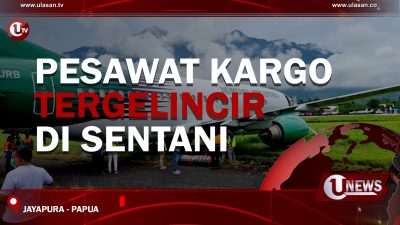 [Video] Pesawat Kargo Tergelincir Di Sentani