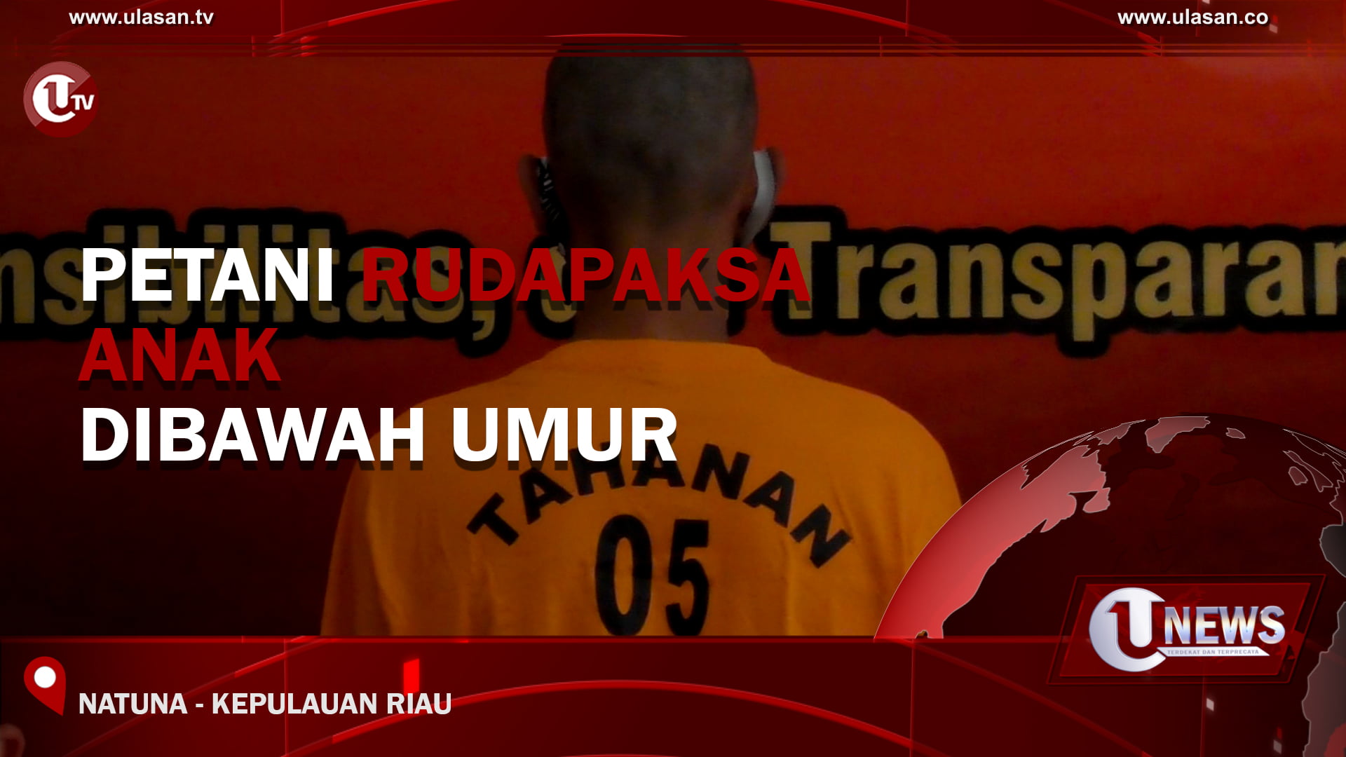 [Video] Petani Rudapaksa Anak Dibawah Umur