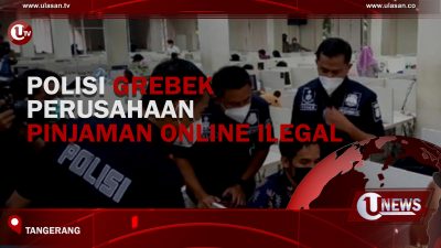 [Video] Polisi Grebek Perusahaan Pinjaman Online Ilegal