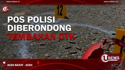 [Video] Pos Polisi Diberondong Tembakan OTK