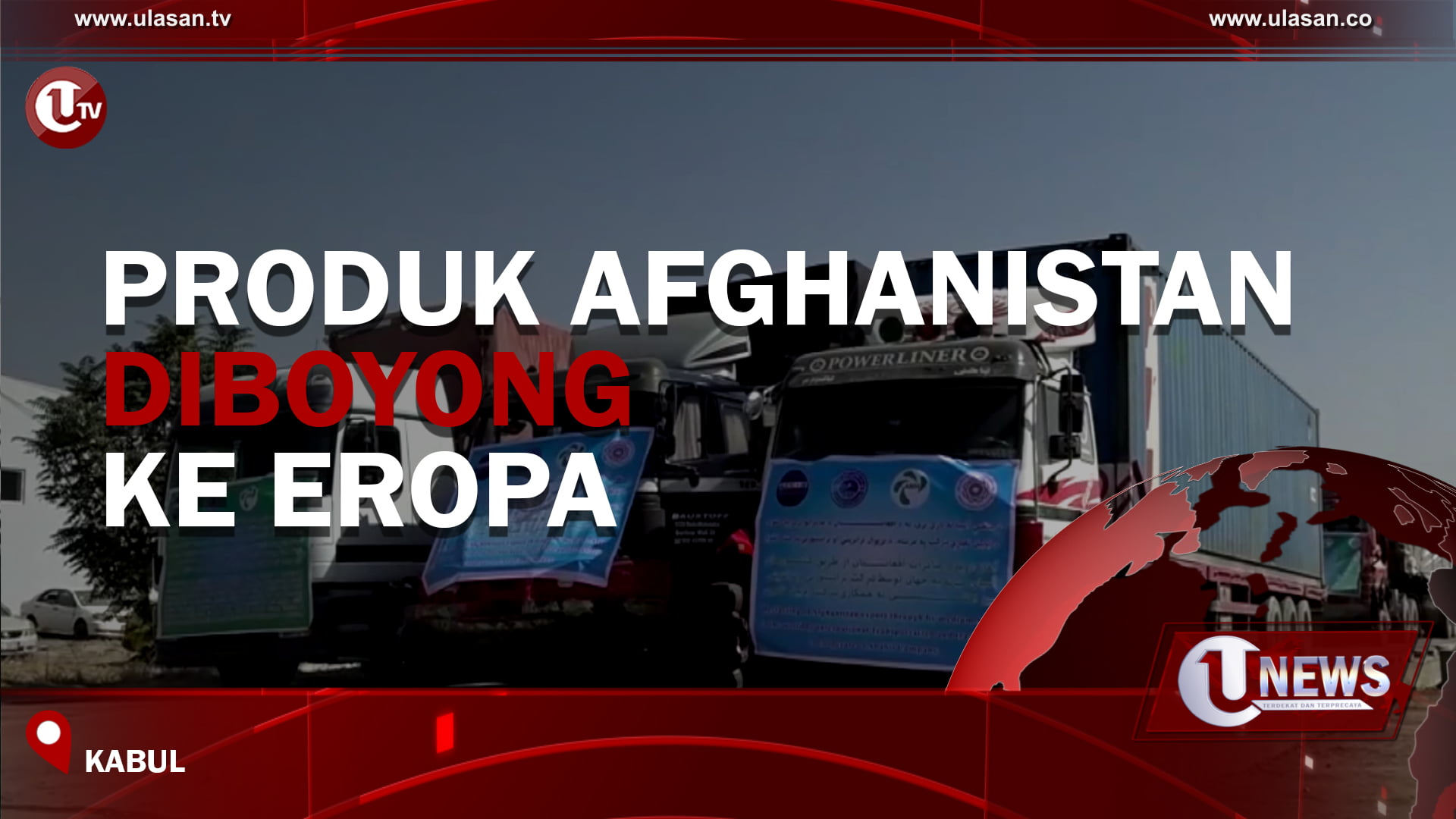 [Video] Produk Afghanistan Diboyong Ke Eropa
