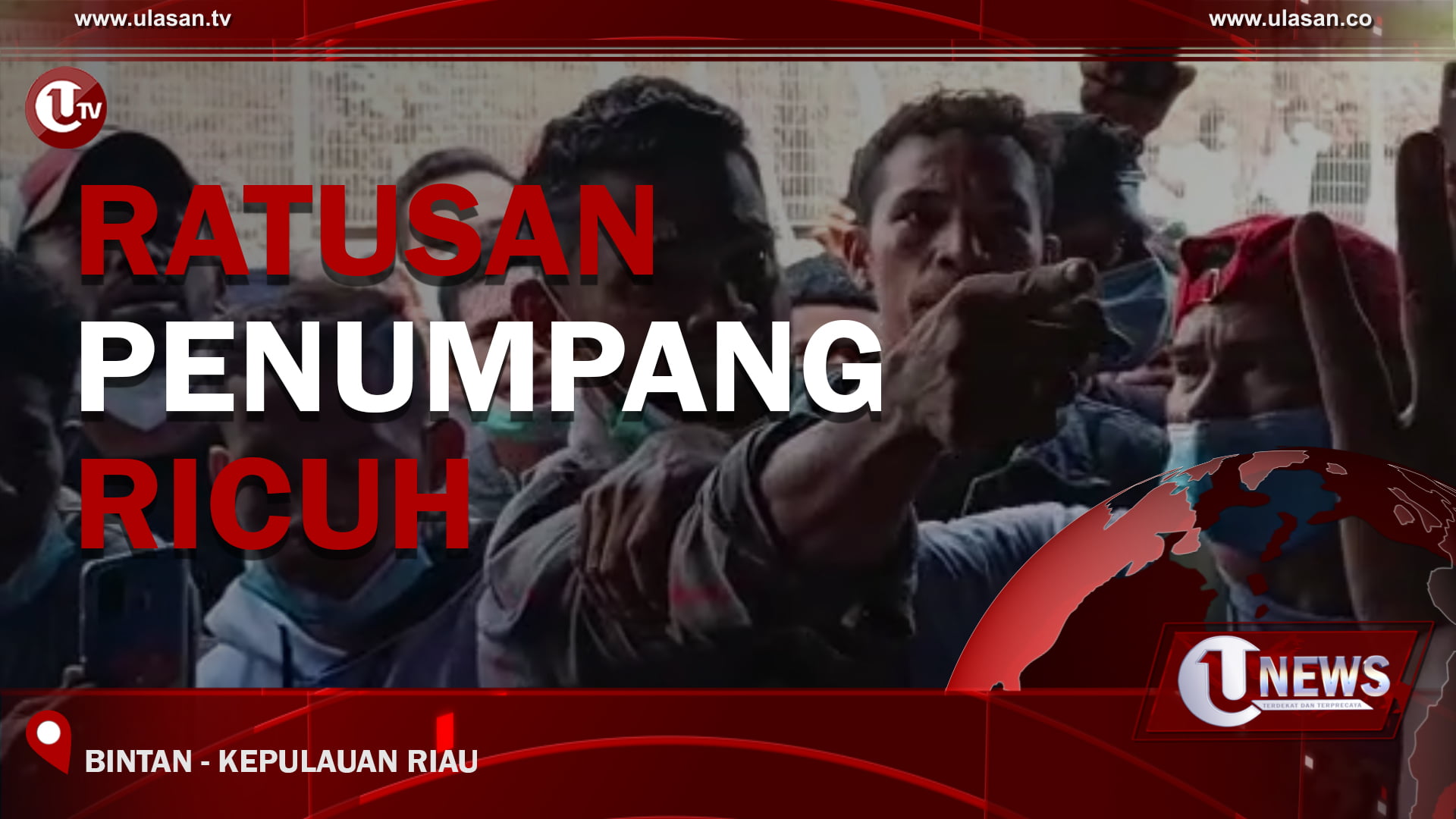 [Video] Ratusan Penumpang Ricuh