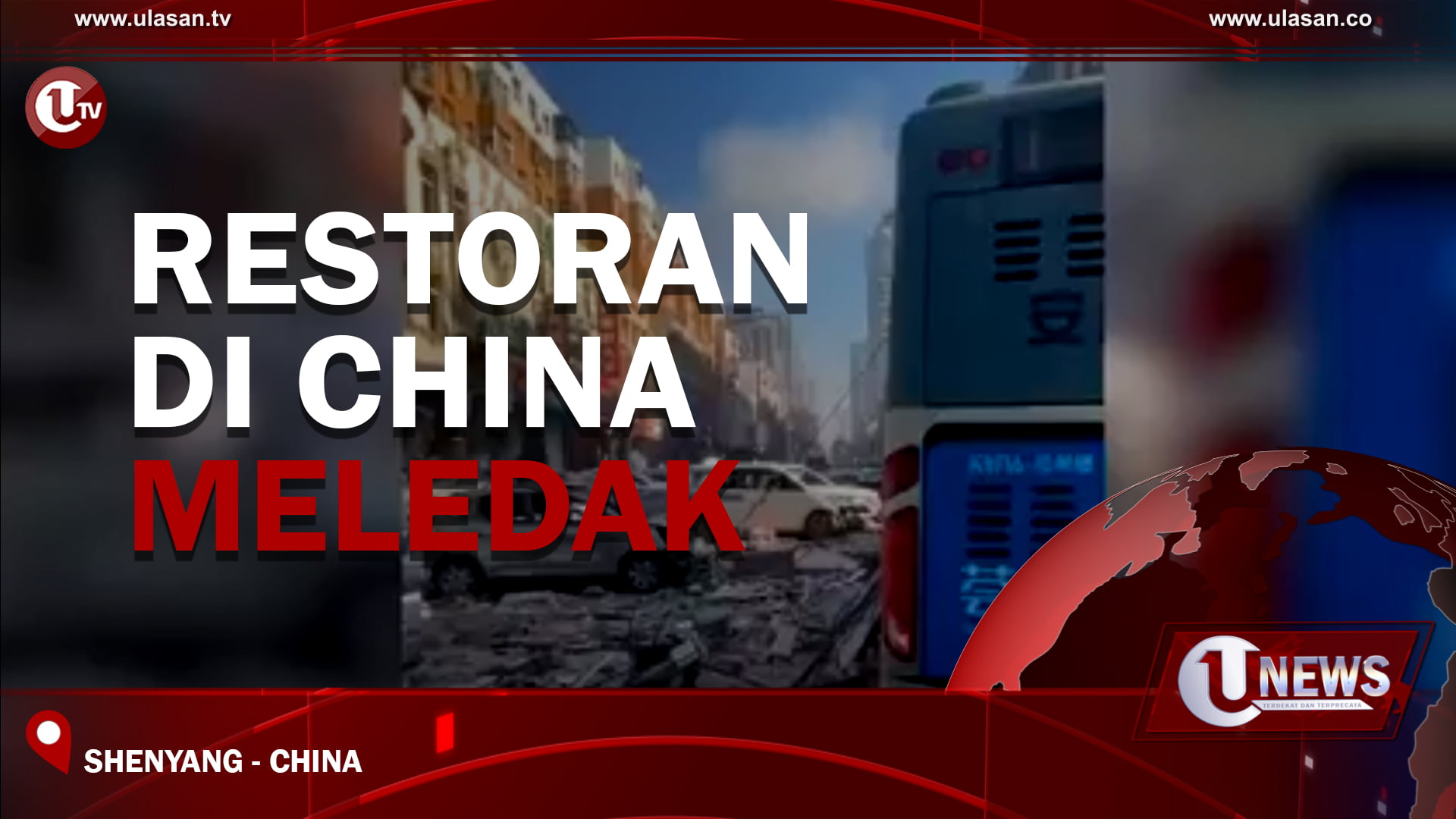 [Video] Restoran Di China Meledak