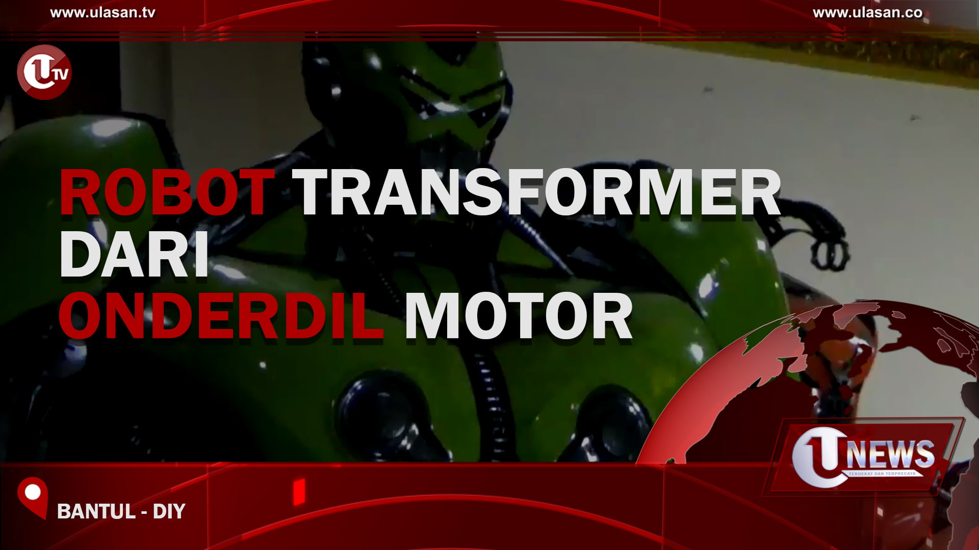 [Video] Robot Transformer Dari Onderdil Motor