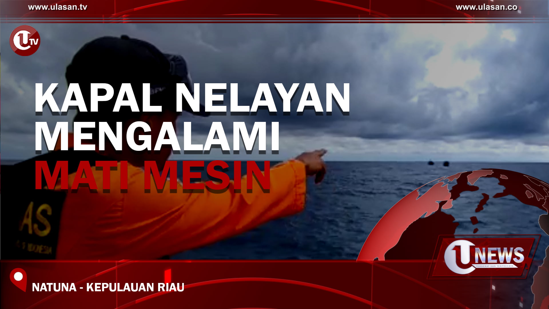 [Video] Kapal Nelayan Mengalami Mati Mesin