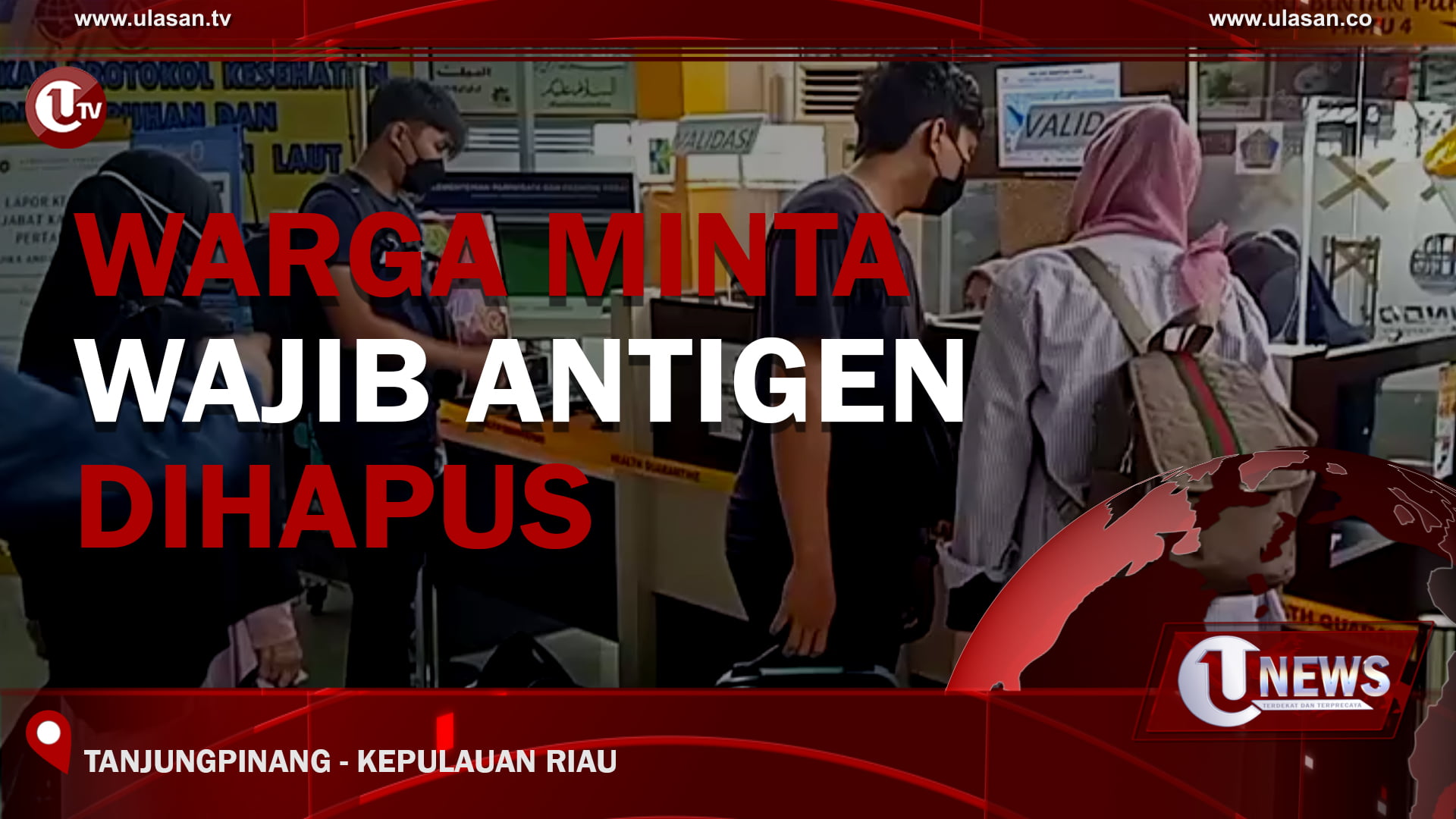 [Video] Warga Minta Wajib Antigen Dihapus