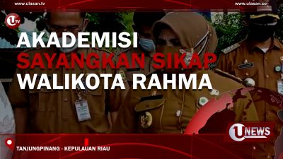 [Video] Akademisi Sayangkan Sikap Walikota Rahma