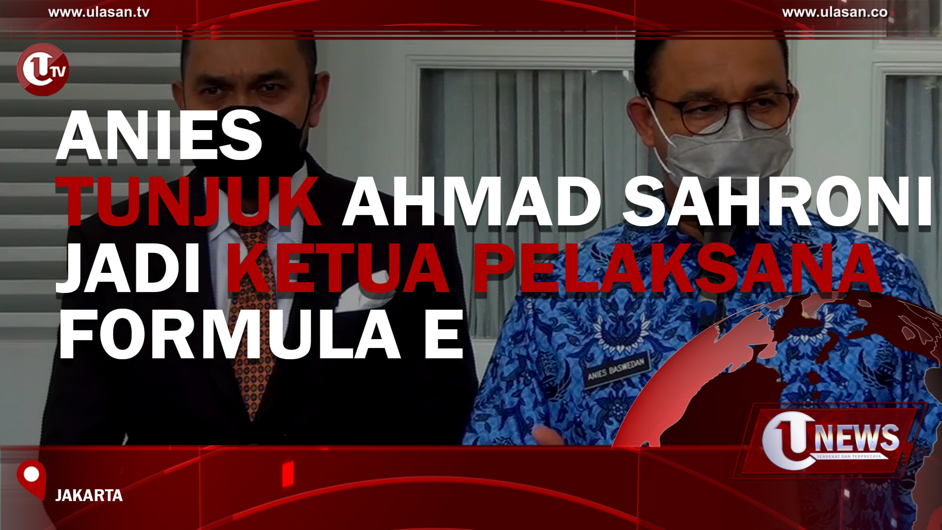 Anies Tujuk Ahmad Sahroni Jadi Ketua Pelaksana Formula E