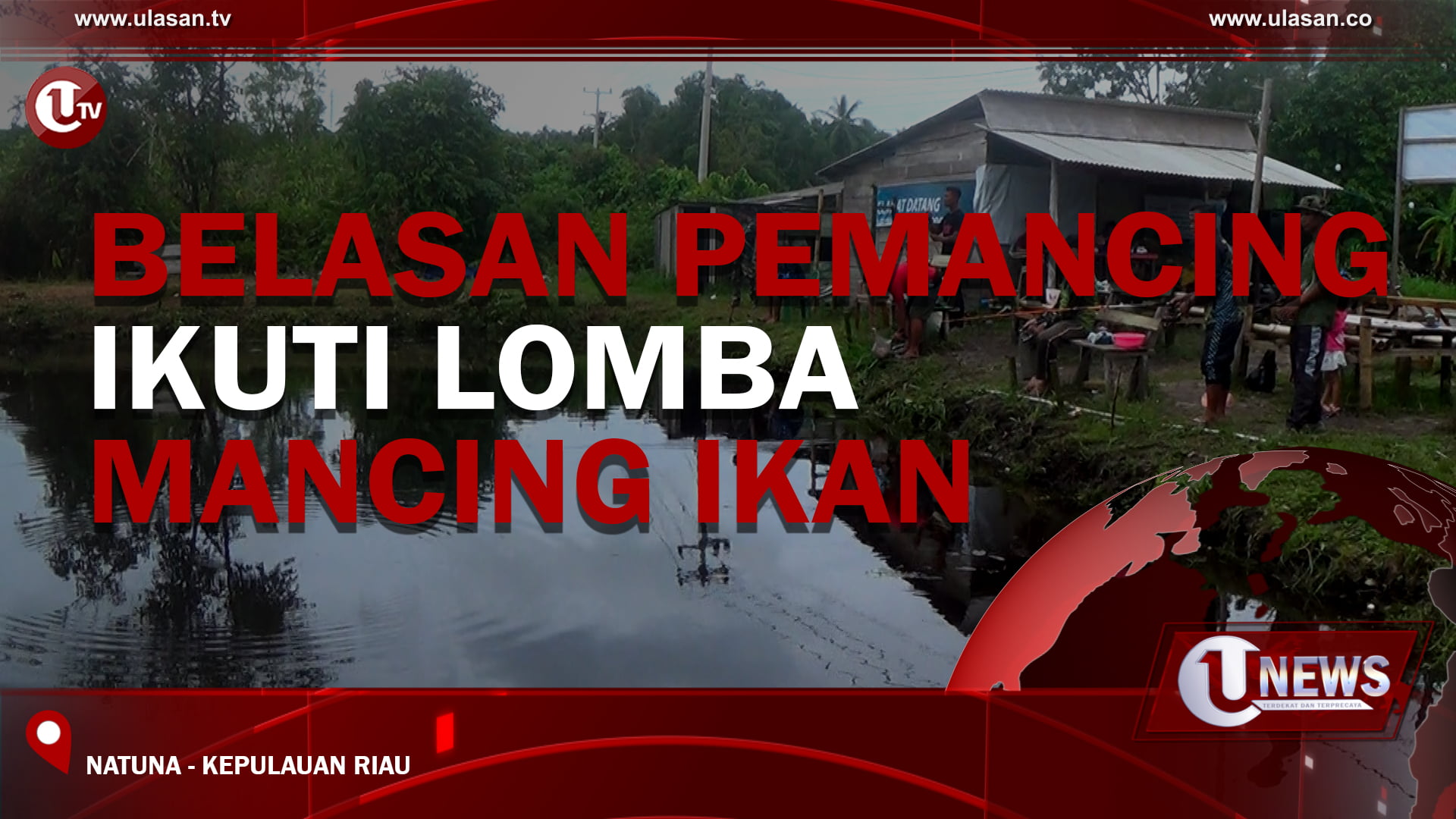 Belasan Pemancing Ikut Lomba Mancing Ikan