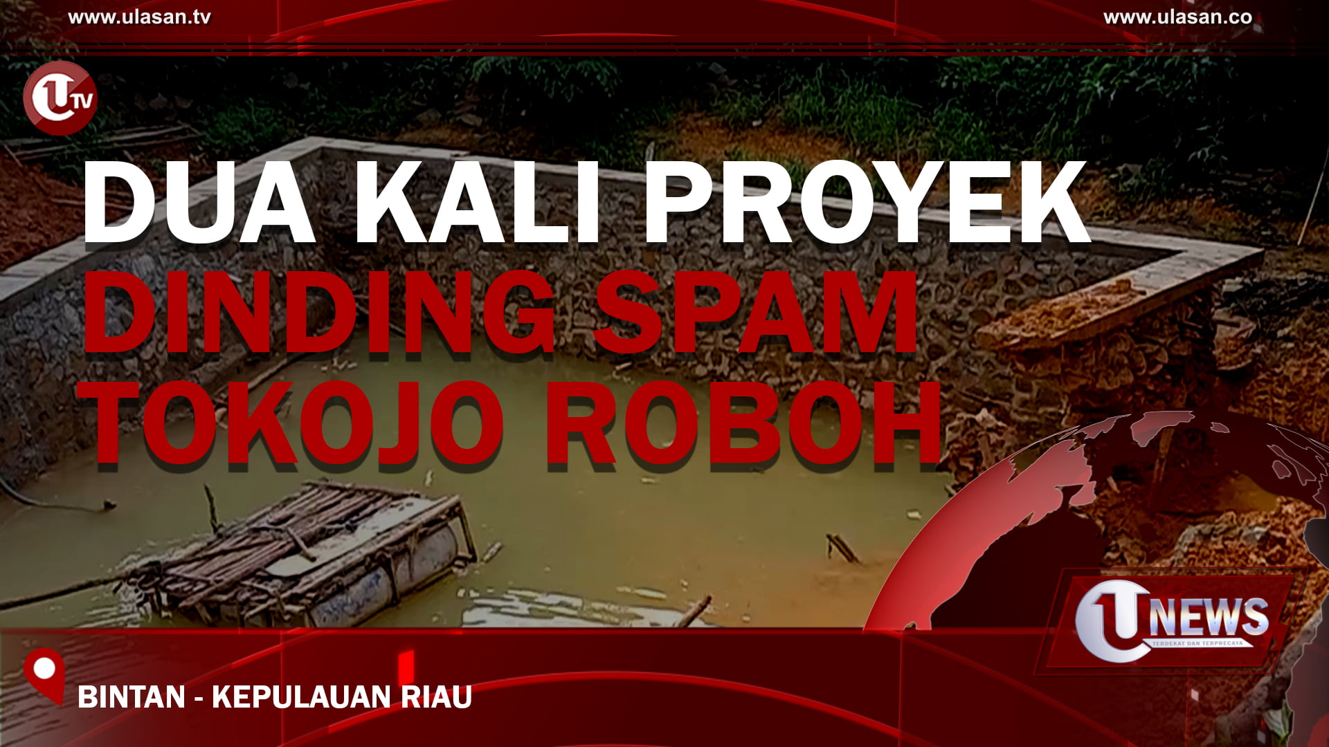 [Video] Dua Kali Proyek Dinding SPAM Tokojo Roboh