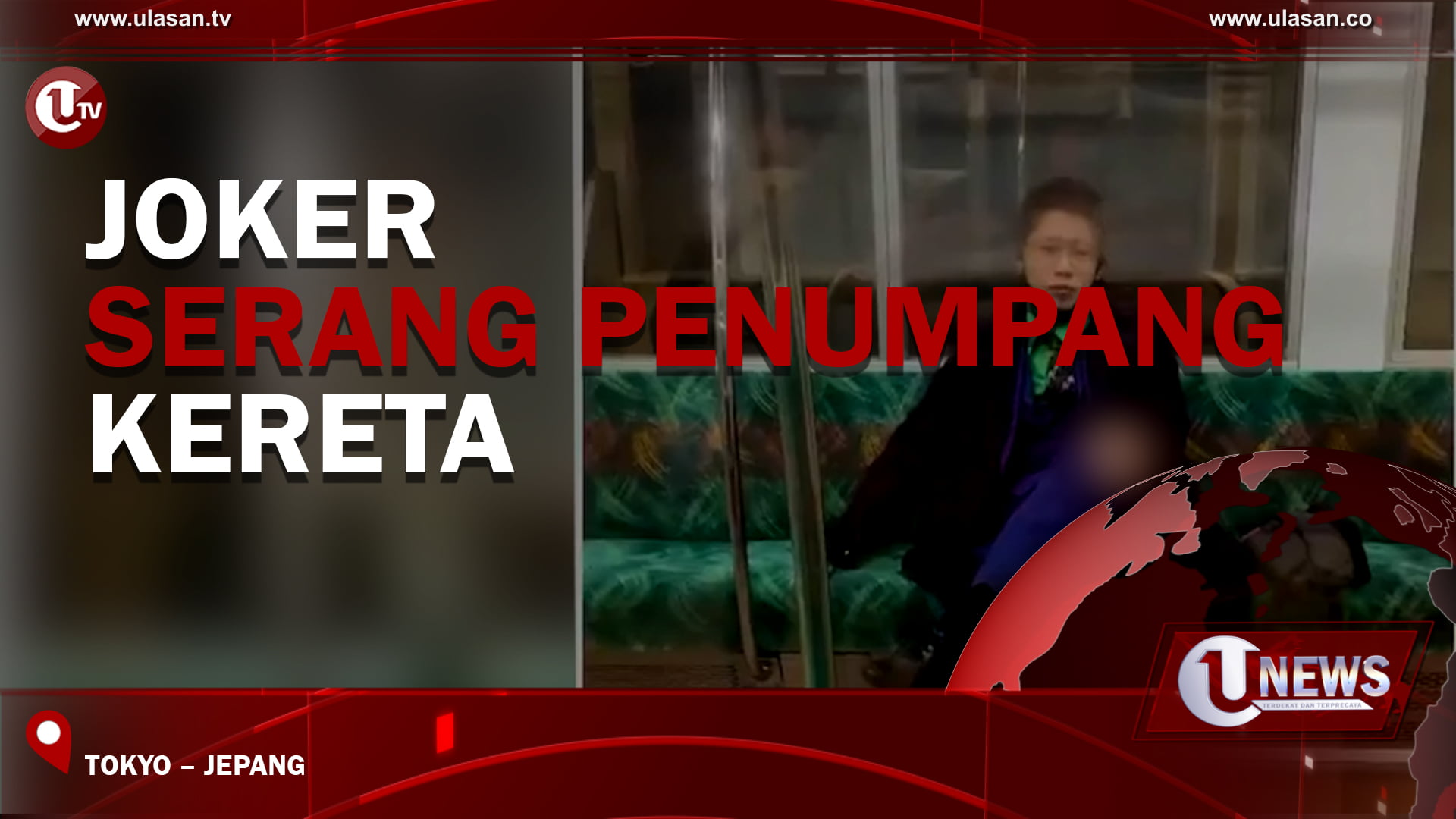 [Video] Joker Serang Penumpang Kereta