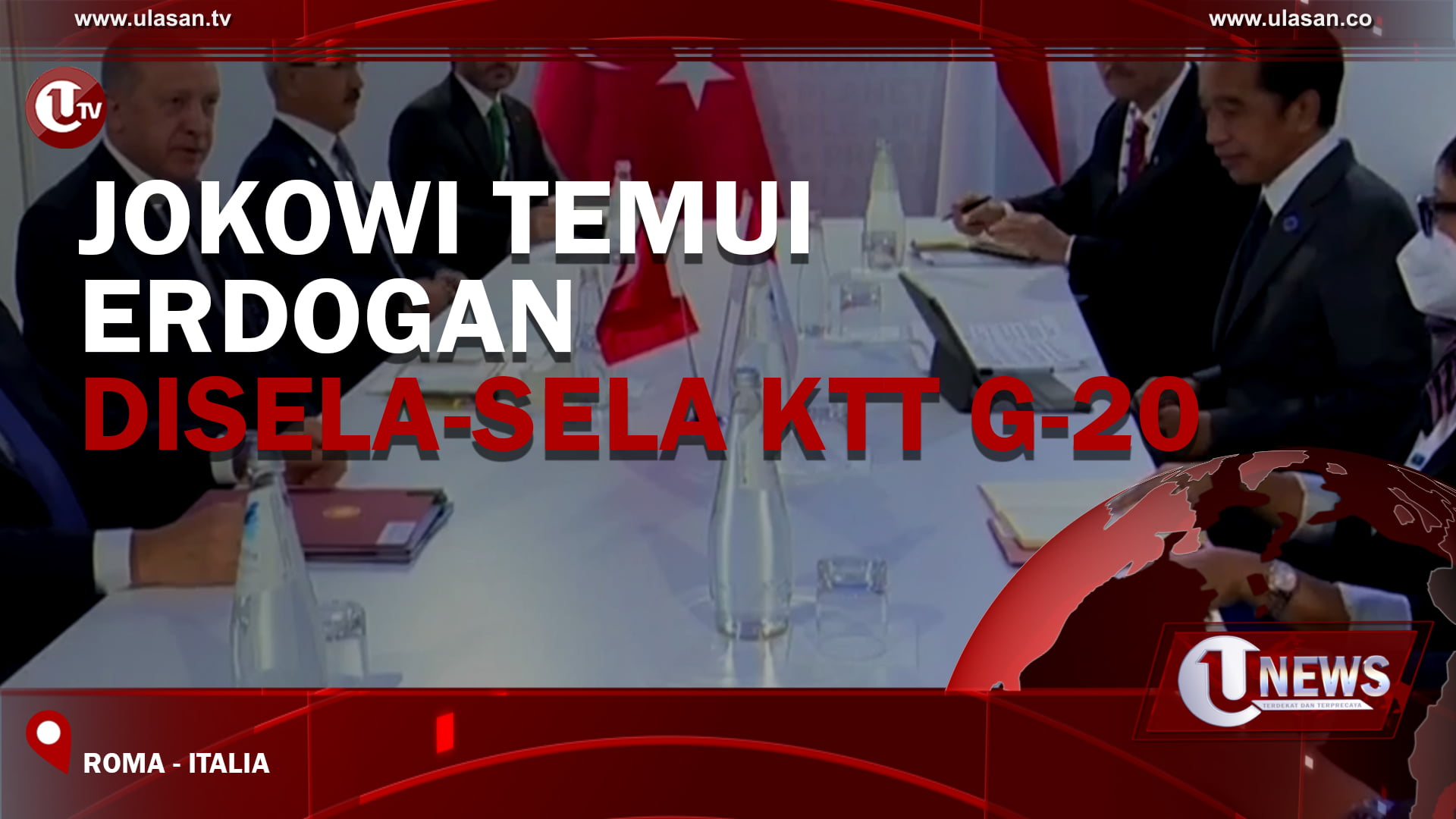 [Video] Jokowi Temui Erdogan Disela- Sela KTT G-20