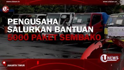 [Video] Pengusaha Salurkan Bantuan 5000 Paket Sembako
