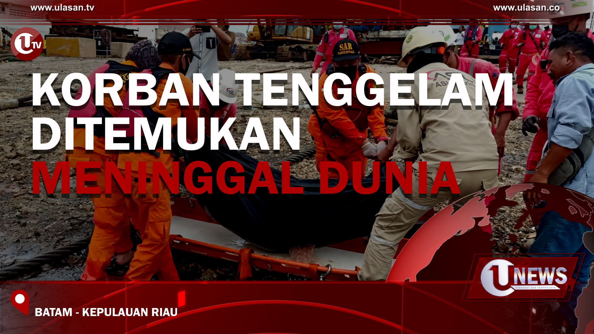 [Video] Korban Tenggelam Ditemukan Meninggal Dunia