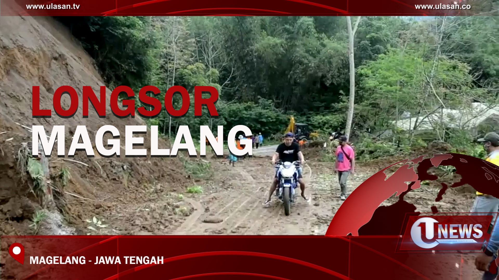 [Video] Tebing 20 Meter Longsor di Magelang