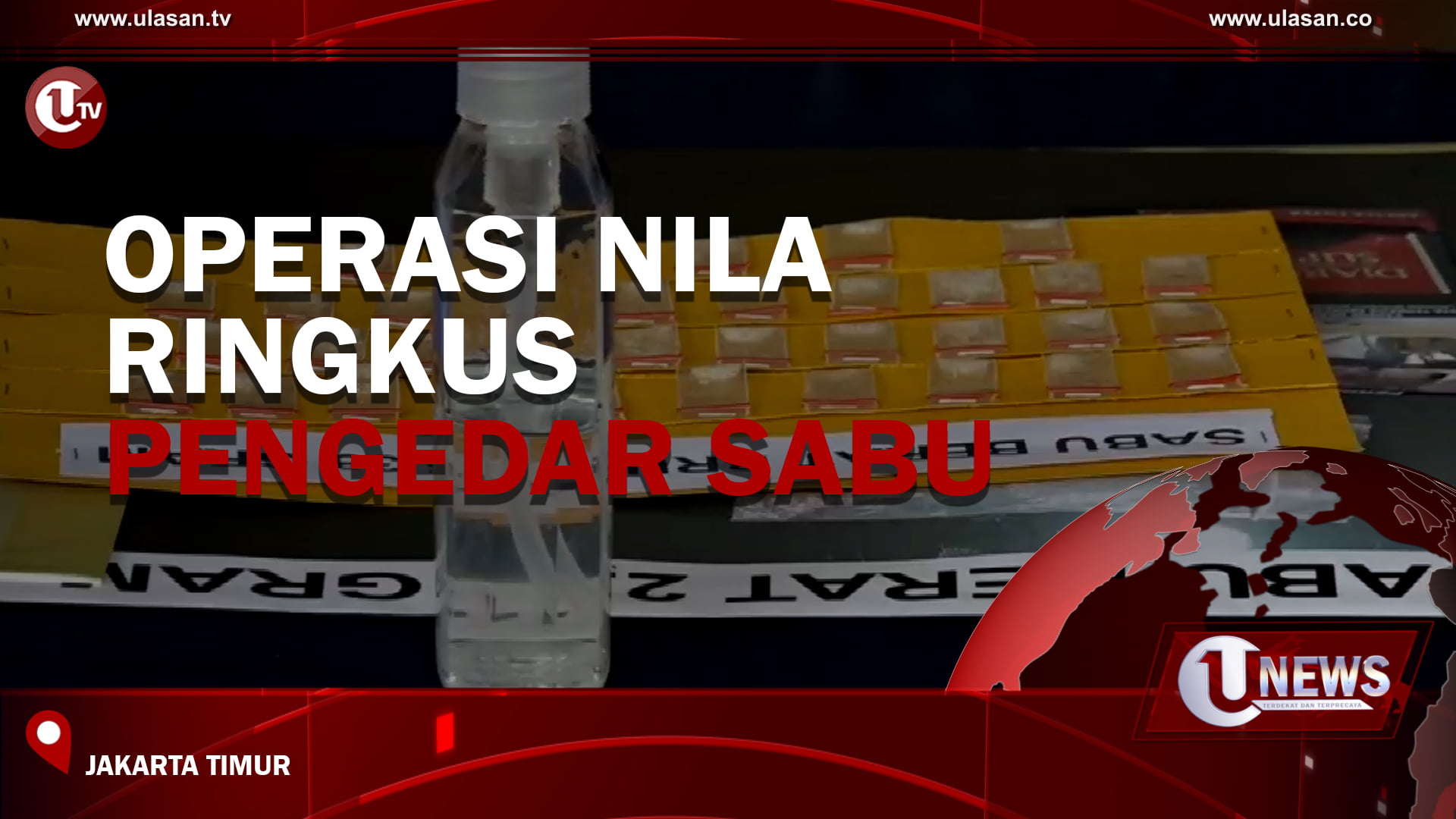 [Video] Dua Pengedar Narkoba Diringkus Polisi Saat Operasi Nila