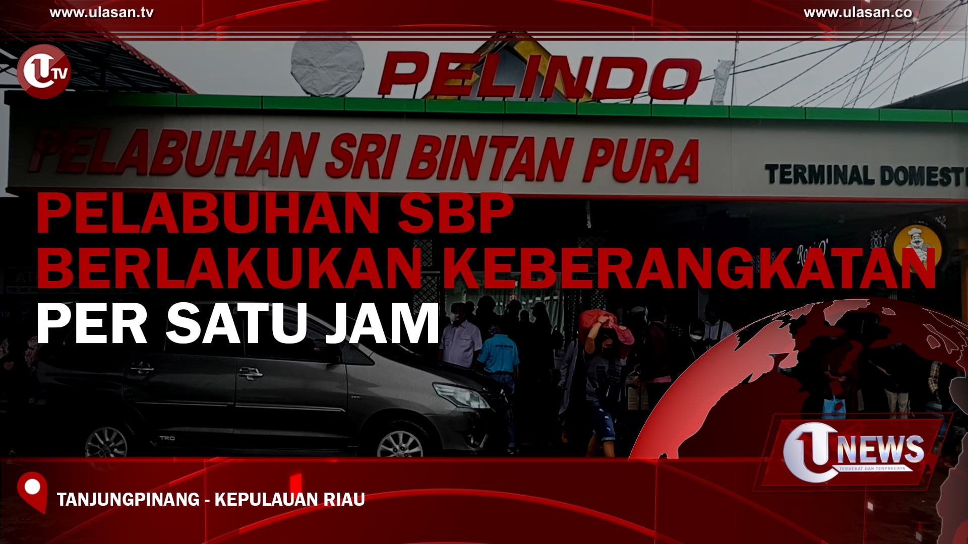 PELABUHAN SBP BERLAKUKAN KEBERANGKATAN PER SATU JAM
