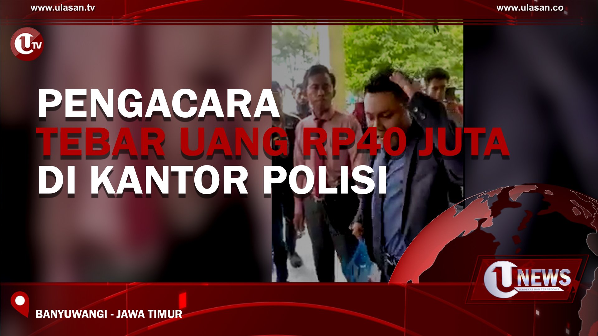 [Video] Pengacara Tebar Uang Rp40 Juta di Kantor Polisi