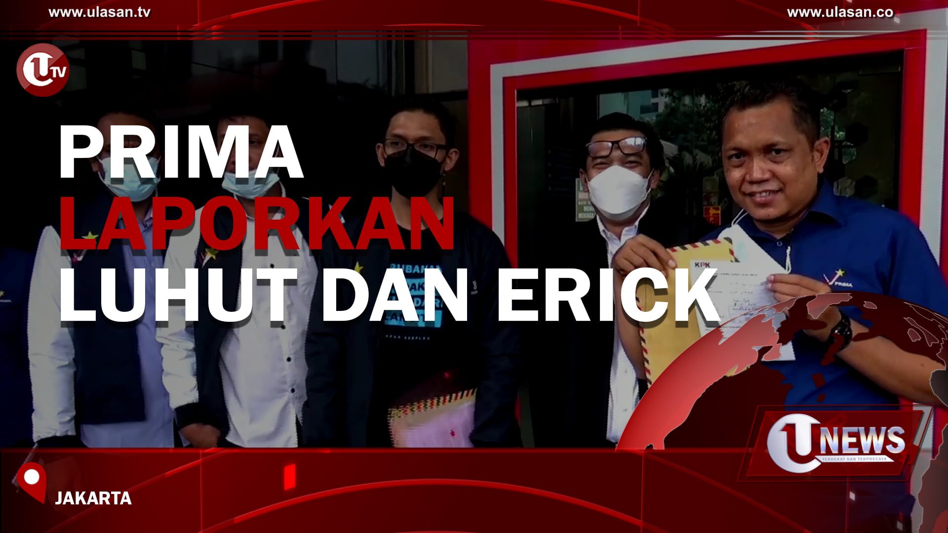 [Video] Prima Laporkan Luhut dan Erick