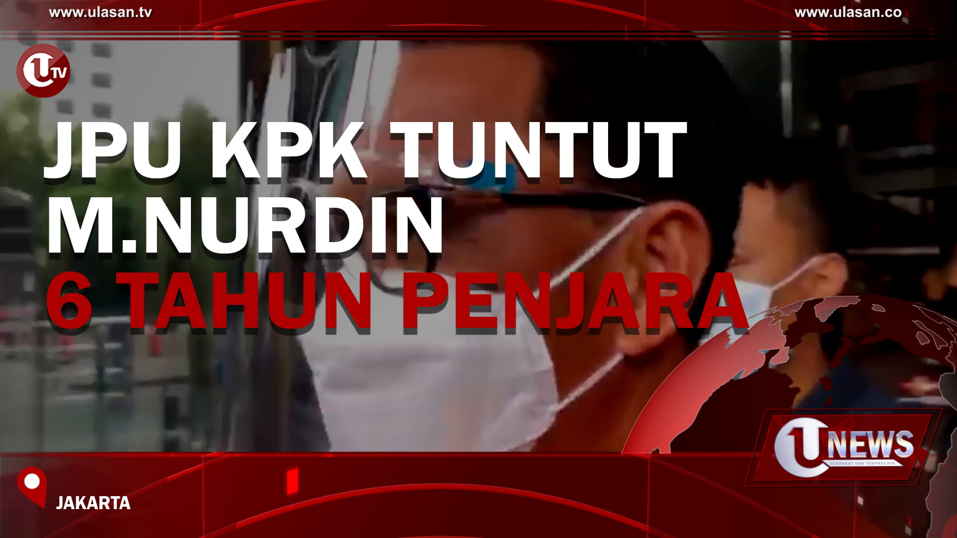 [Video] JPU KPK Tuntut M.Nurdin 6 Tahun Penjara