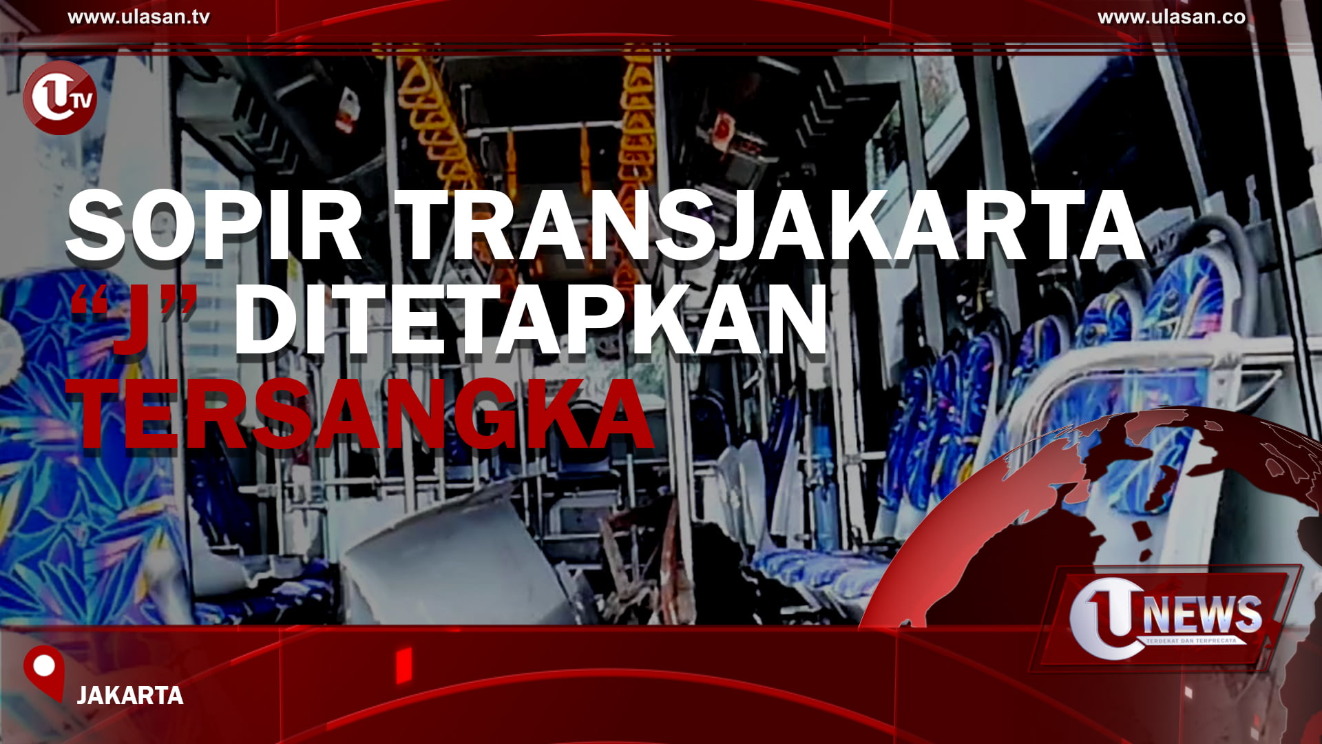 [Video] Sopir Transjakarta “J” Ditetapkan Tersangka