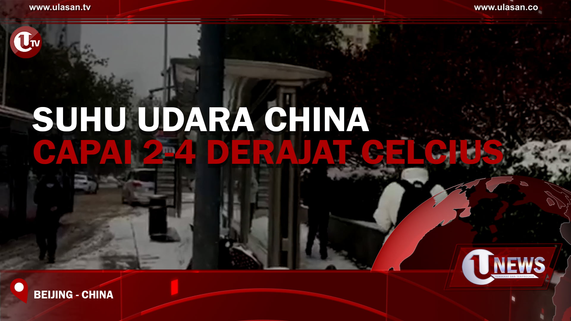 SUHU UDARA CHINA CAPAI 2-4 DERAJAT CELCIUS