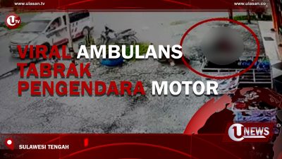 [Video] Viral Ambulans Tabrak Pengendara Motor